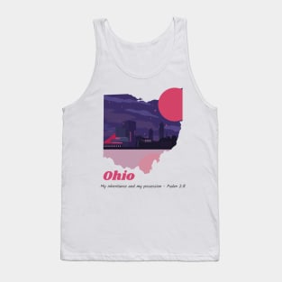 USA State of Ohio Psalm 2:8 - My Inheritance and possession Tank Top